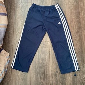 Adidas Capri pants size small color dark blue
